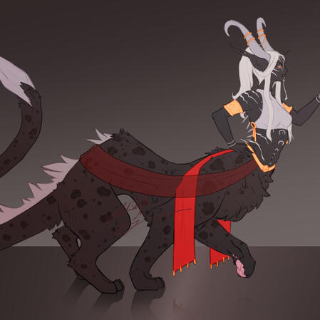 Fullbody Centaur Shaded (Pose Reference taken from IzzyMedrano on DeviantArt)