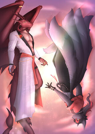 Fullbody Render x2 Characters