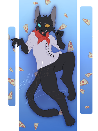 Fullbody Flat Color Commission