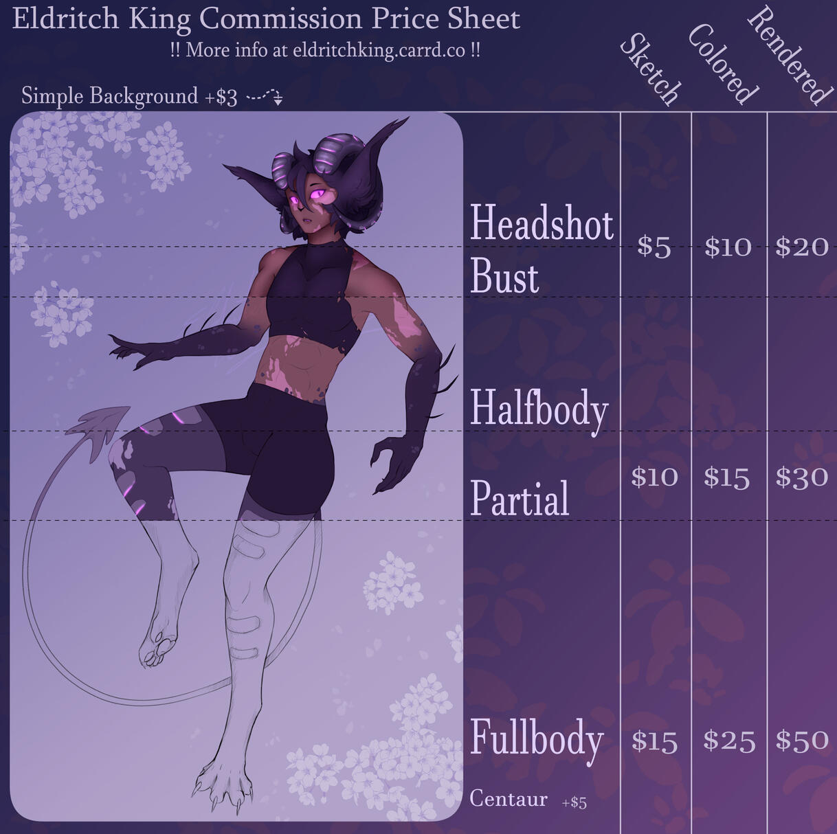 Price Sheet